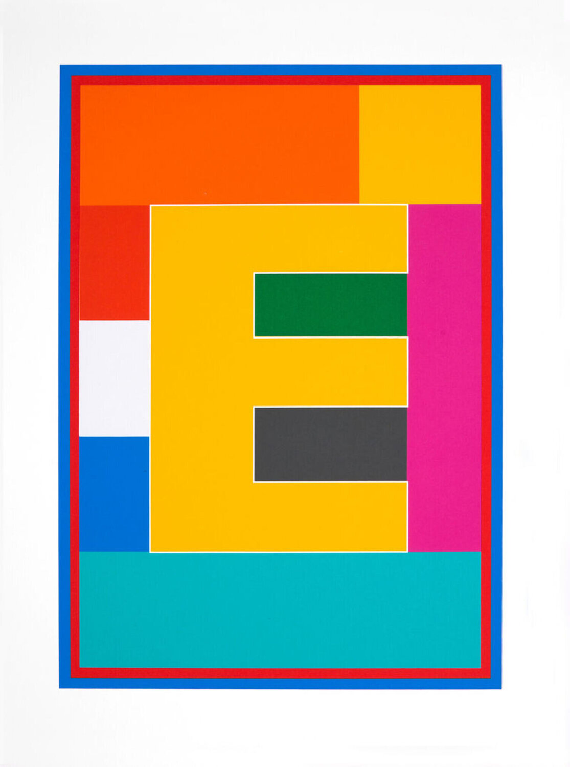 DAZZLE ALPHABET A - Z, Letter E Peter Blake Stampa in vendita