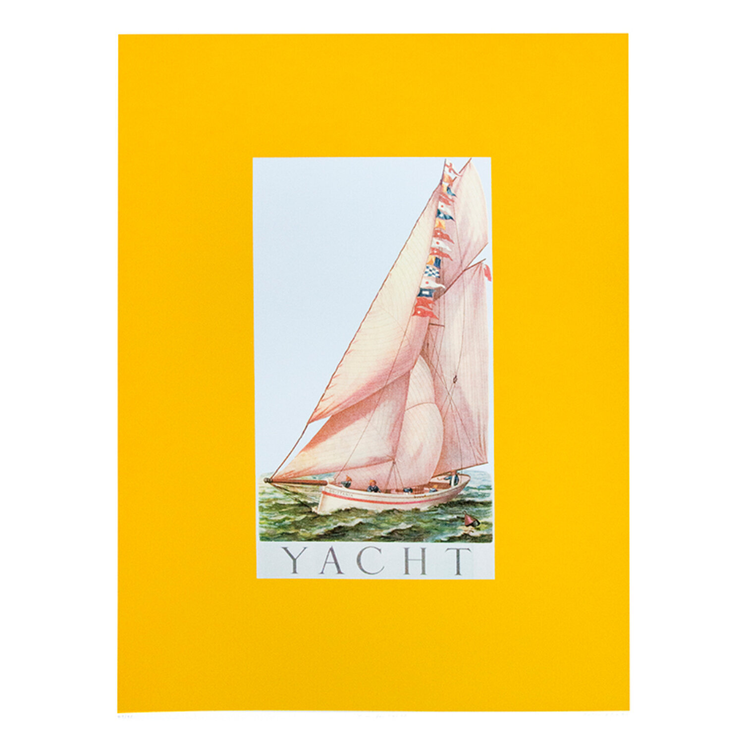 Y is for Yacht, from Alphabet Series Peter Blake Druck zu verkaufen