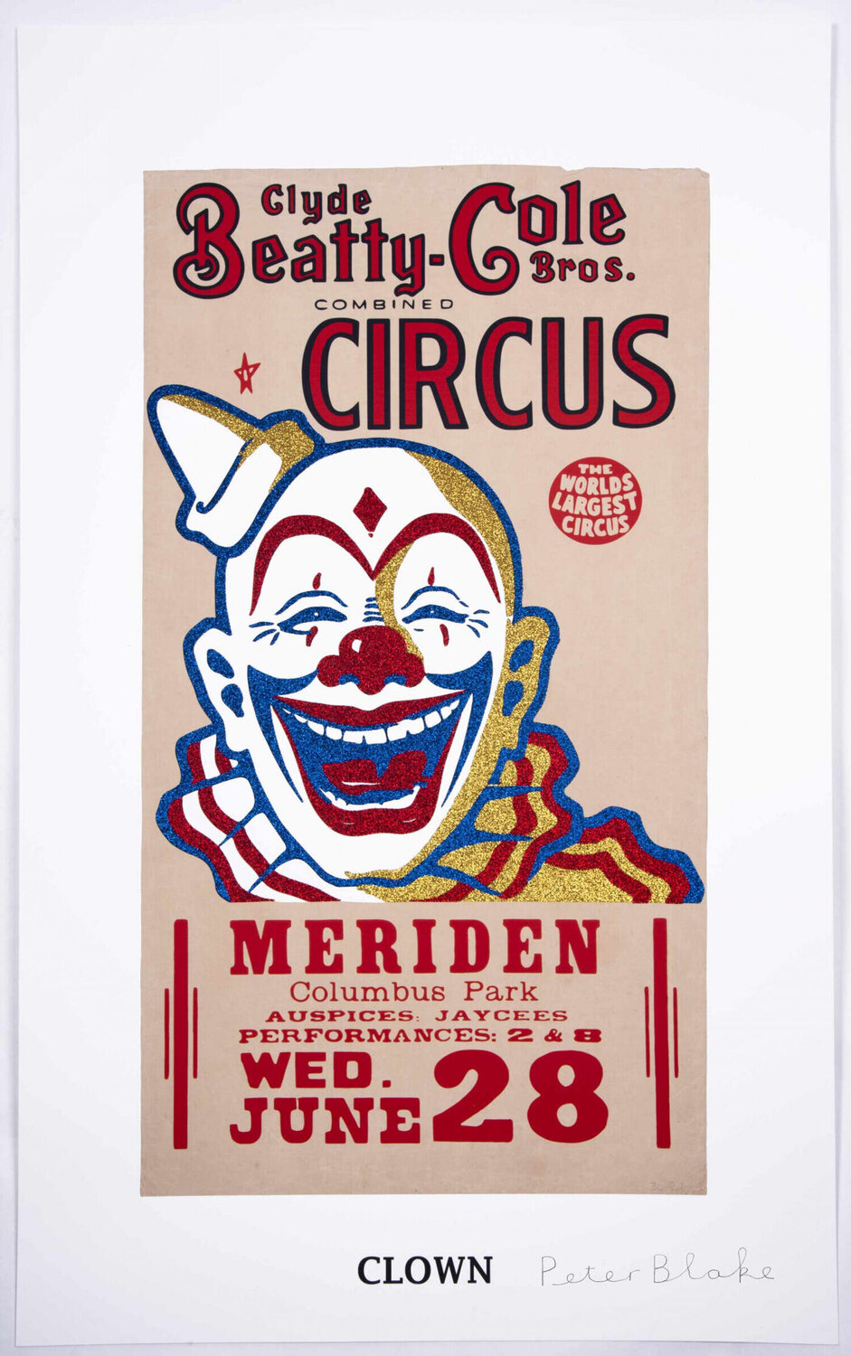 Reclaimed Icons - Clown Peter Blake Stampa in vendita