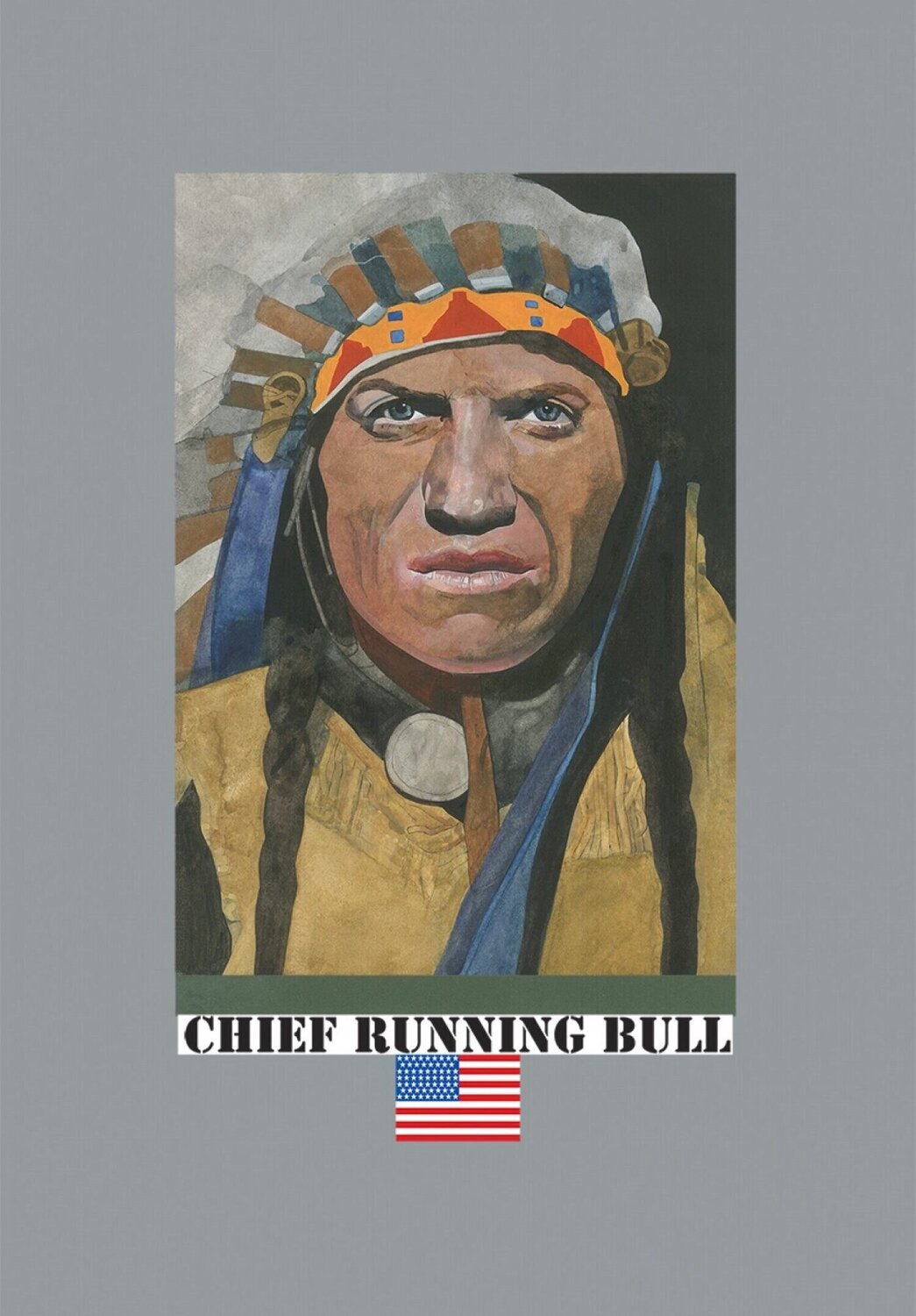 Wrestlers: Chief Running Bull Peter Blake Stampa in vendita
