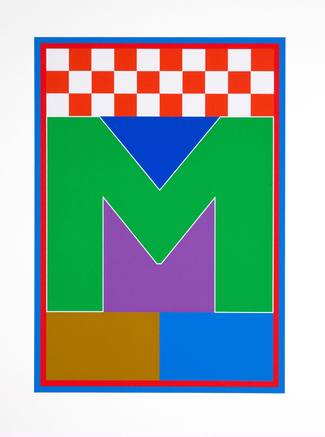 Dazzle Letter M Peter Blake Stampa in vendita