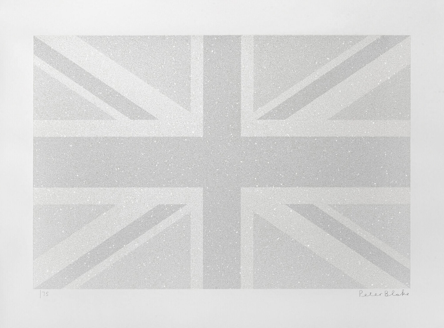 Union Flag (Greyscale) Peter Blake Édition à vendre