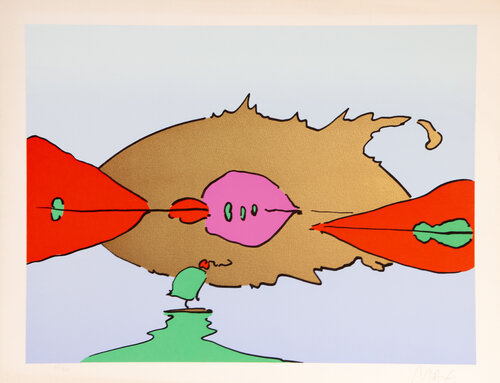 Moonscapes II di Peter Max, Stampa in vendita su Singulart