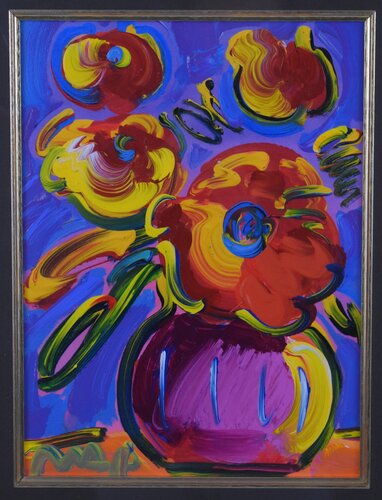 Vase of Flowers IV version 1 #19 di Peter Max, Altri media in vendita su Singulart