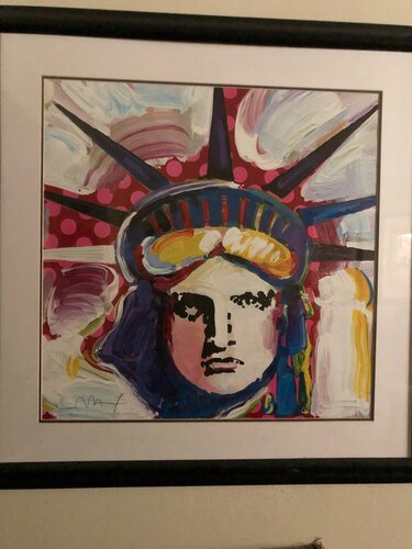 Liberty 2000 III - Limited Edition Lithograph by Peter Max di Peter Max, Stampa in vendita su Singulart