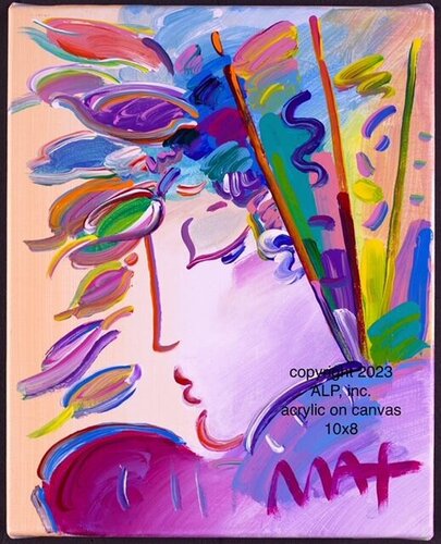 Blushing Beauty par Peter Max, Peinture en vente sur Singulart