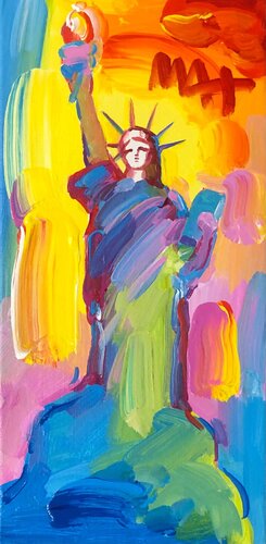 Statue of Liberty par Peter Max, Peinture en vente sur Singulart