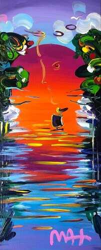 Better World par Peter Max, Peinture en vente sur Singulart
