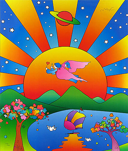 Universal Harmony by Peter Max par Peter Max, Peinture en vente sur Singulart