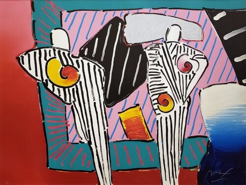 Timeline Dega Man par Peter Max, Édition en vente sur Singulart