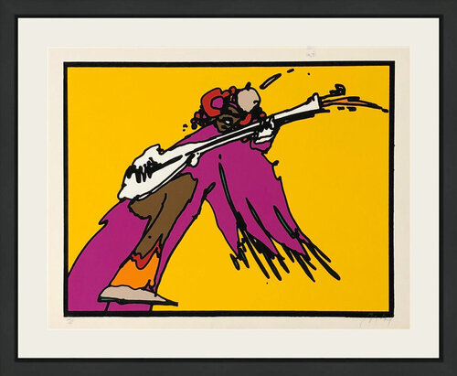 JIMI HENDRIX par Peter Max, Édition en vente sur Singulart