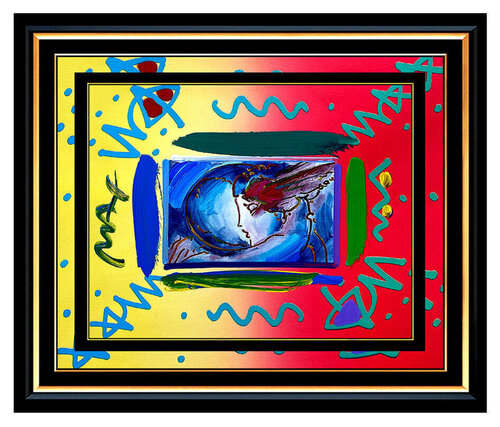I LOVE THE WORLD 2000 par Peter Max, Œuvre sur papier en vente sur Singulart