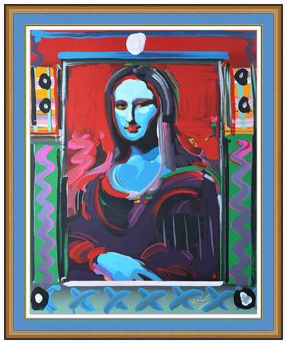 Mona Lisa par Peter Max, Édition en vente sur Singulart