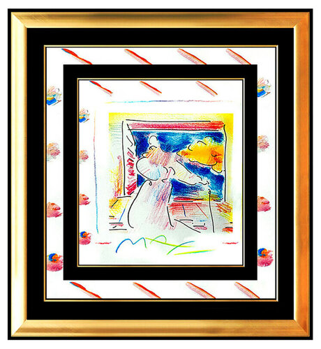 Sage with Cane par Peter Max, Peinture en vente sur Singulart