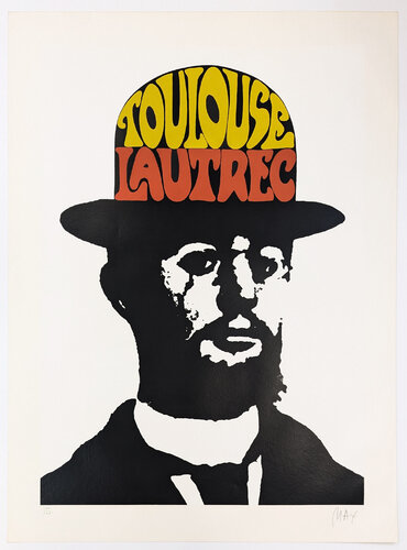 TOULOUSE LAUTREC par Peter Max, Édition en vente sur Singulart