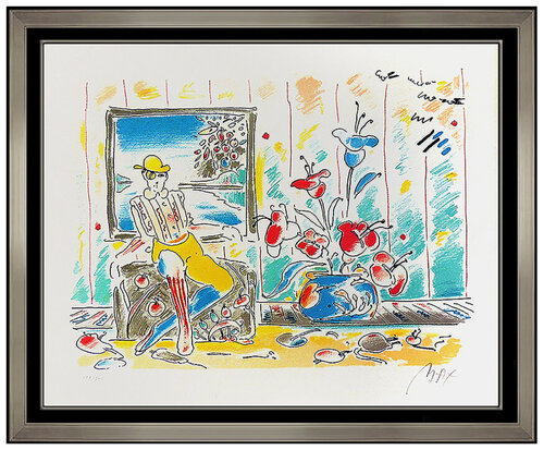 Zero and Flowers par Peter Max, Édition en vente sur Singulart