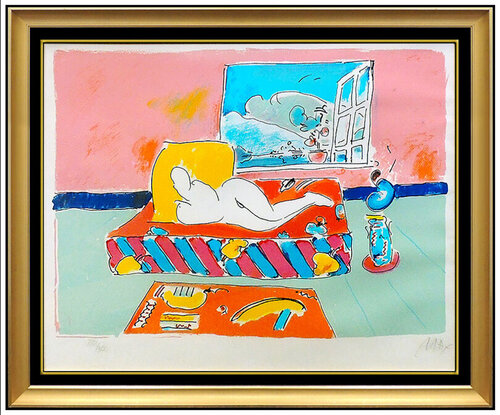 By The Window van Peter Max, Afdruk te koop op Singulart