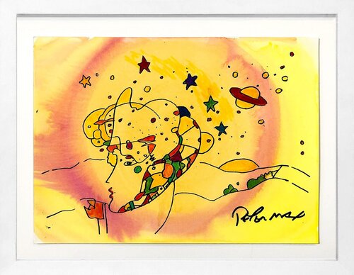 COSMIC PROFILE van Peter Max, Werk op papier te koop op Singulart