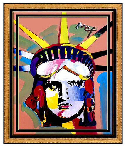 Liberty Head van Peter Max, Schilderij te koop op Singulart