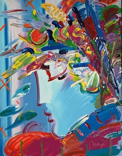Blushing Beauty van Peter Max, Afdruk te koop op Singulart