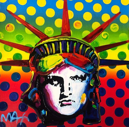 Liberty Head van Peter Max, Andere media te koop op Singulart