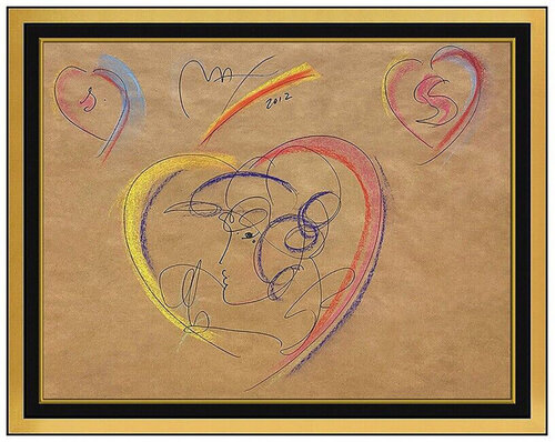 Loving Beauty van Peter Max, Werk op papier te koop op Singulart