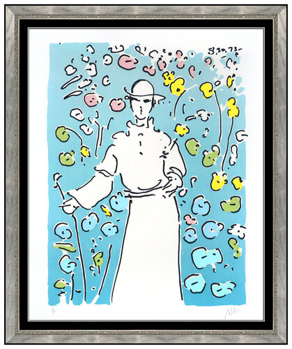 Monk In The Garden par Peter Max, Édition en vente sur Singulart