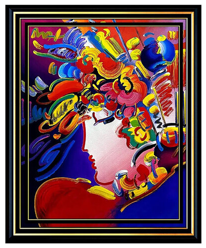 BLUSHING BEAUTY par Peter Max, Peinture en vente sur Singulart