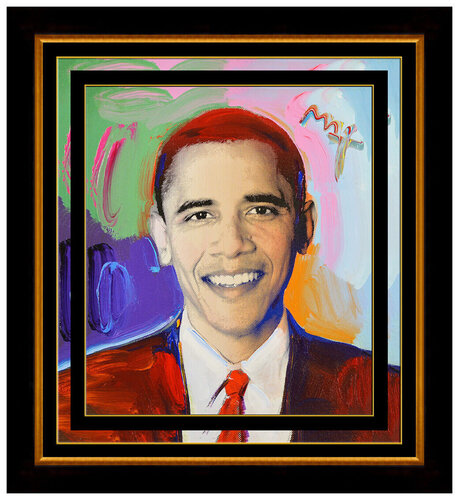 President Obama par Peter Max, Peinture en vente sur Singulart
