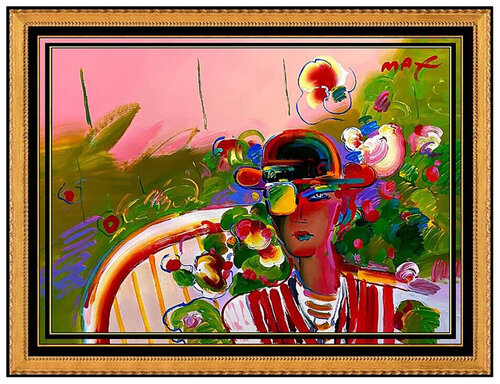 BEAUTY PROFILE IN POP ART par Peter Max, Peinture en vente sur Singulart