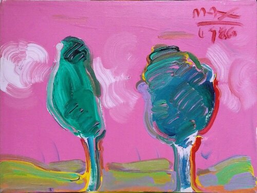 PINK SKY par Peter Max, Peinture en vente sur Singulart