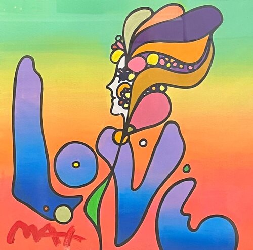 Love par Peter Max, Autres supports en vente sur Singulart