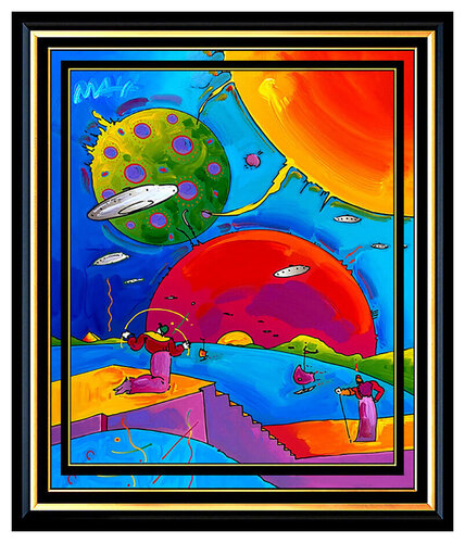 COSMIC WORLD par Peter Max, Peinture en vente sur Singulart