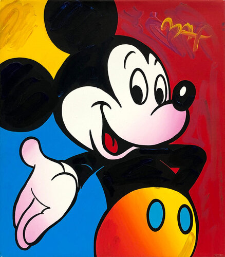 MICKEY MOUSE (PAINTING) par Peter Max, Peinture en vente sur Singulart