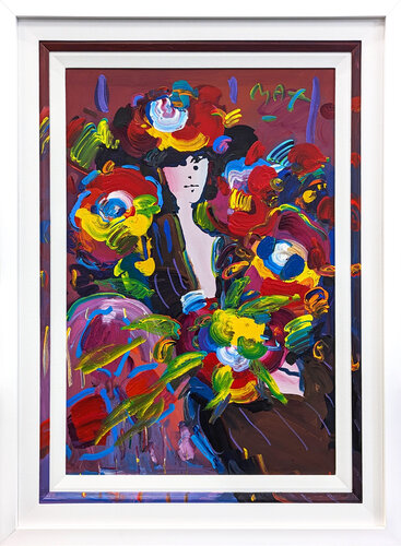 BROWN LADY (PAINTING) par Peter Max, Peinture en vente sur Singulart