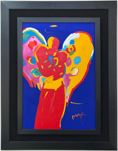 ANGEL WITH HEART (PAINTING) par Peter Max, Peinture en vente sur Singulart