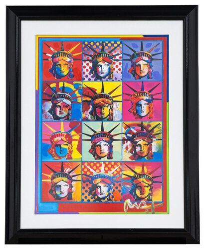 Liberty and Justice for All par Peter Max, Peinture en vente sur Singulart