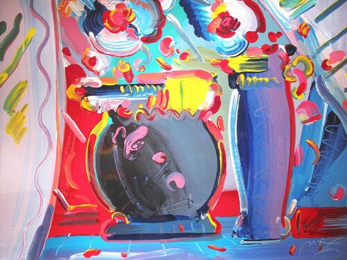 Flower Blossom III par Peter Max, Autres supports en vente sur Singulart