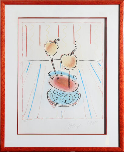 Two Flowers par Peter Max, Édition en vente sur Singulart