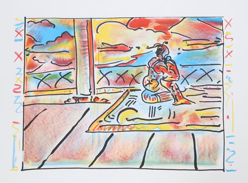 Tibetan Lady by Peter Max, Print for Sale on Singulart