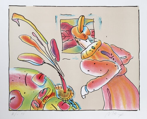 Sage at Window di Peter Max, Stampa in vendita su Singulart