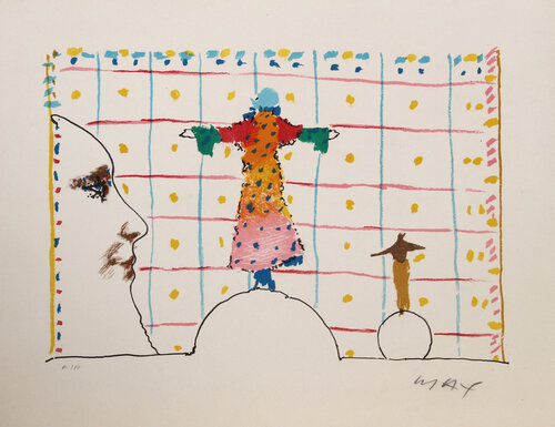 Quadrillage di Peter Max, Stampa in vendita su Singulart