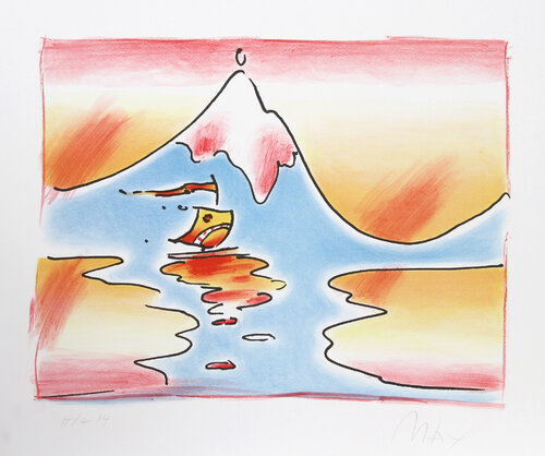 Himalayan Valley by Peter Max, Print for Sale on Singulart
