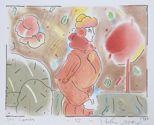 In His Garden by Peter Max, Print for Sale on Singulart