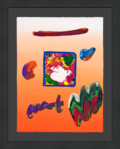 Day Dream (unique mixed media on paper) von Peter Max, Malerei kaufen auf Singulart