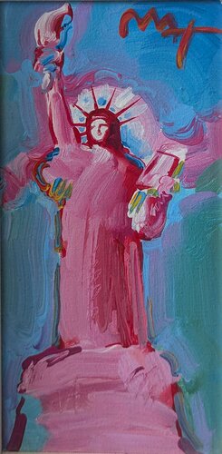 Statue of Liberty by Peter Max, Painting for Sale on Singulart
