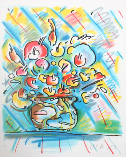 Untitled Flowers, 1978-79 di Peter Max, Stampa in vendita su Singulart