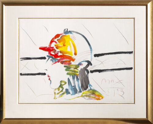 The Jockey (Unique) by Peter Max, Print for Sale on Singulart
