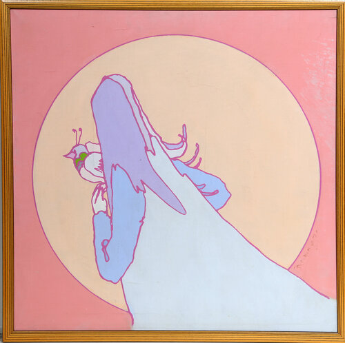 Sage with Bird by Peter Max, Painting for Sale on Singulart