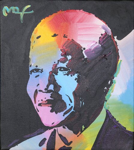 Nelson Mandela 1 by Peter Max, Painting for Sale on Singulart